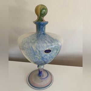 Vintage Lavorazione Art Glass Murano Decanter